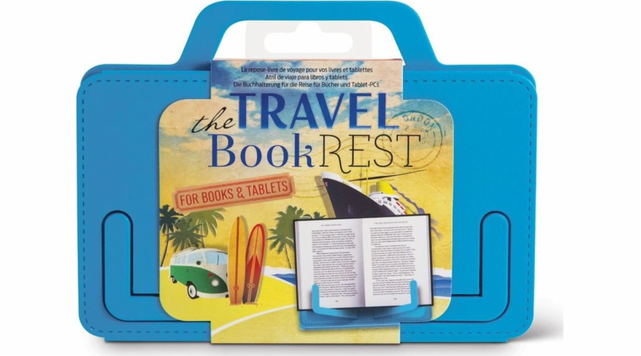 Modrý držák na tablet IF Travel BookRest