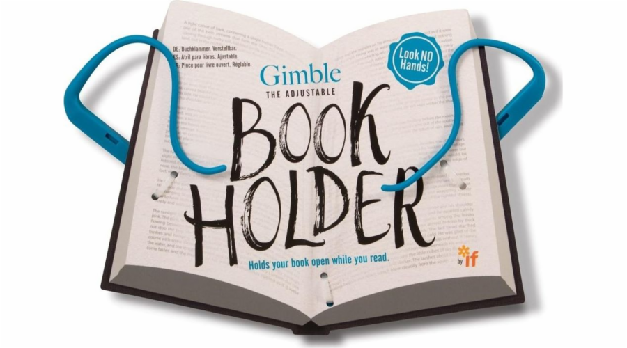 Modrý držák na knihy IF Gimble Book Holder