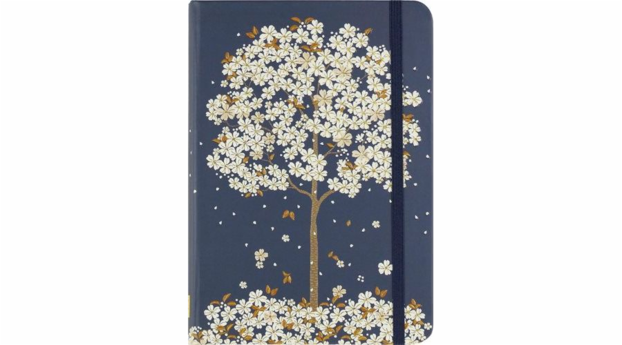 Peter Pauper Press Mini notebook s padajícími květinami
