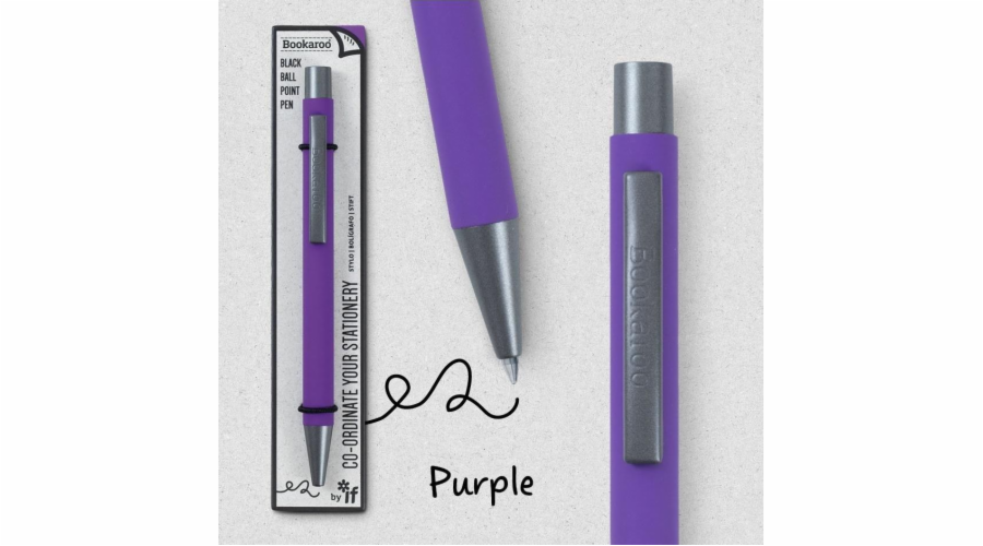 Kuličkové pero IF Bookaroo Purple