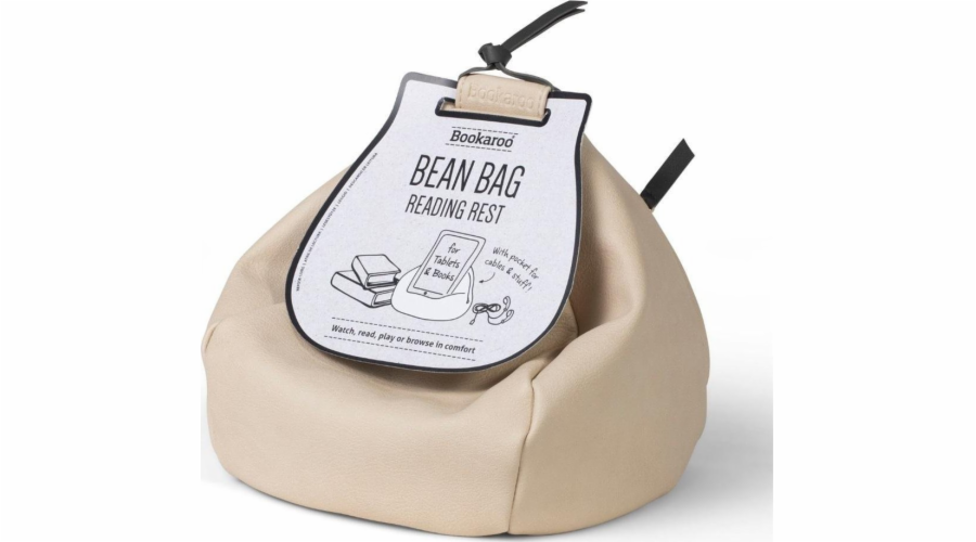 IF Bookaroo Bean Bag Béžová taška na knihu/tablet