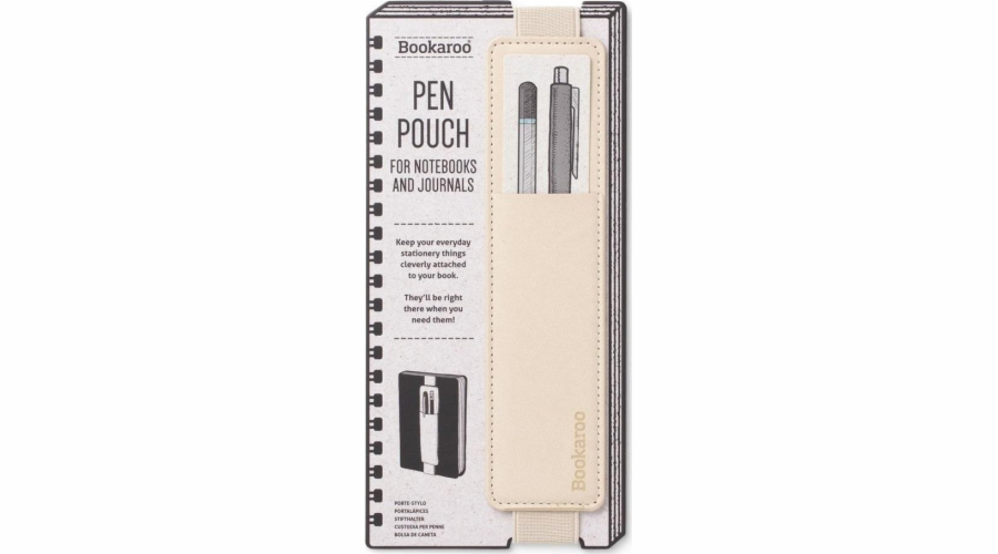 Bookaroo Pen Pouch - béžový držák na pero