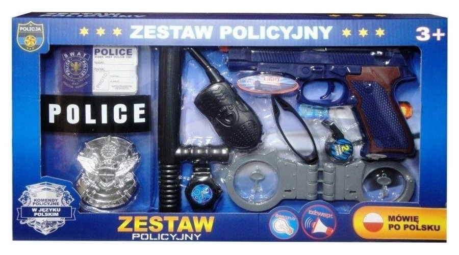 Policejní pistole s polským hlasovým modulem