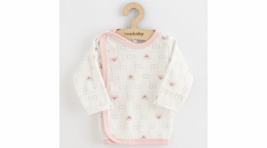 Kojenecká košilka New Baby Classic II medvídek růžový
