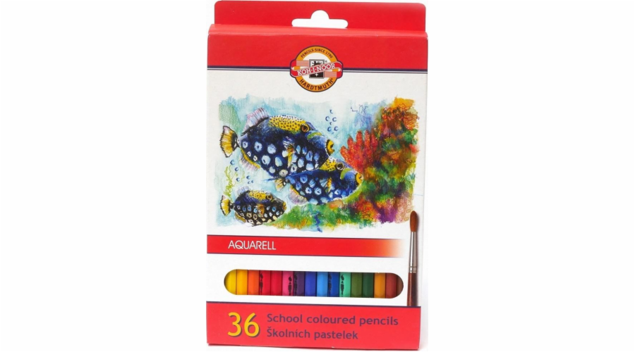 Koh I Noor Akvarelové tužky 3719/K 36 barev (378015)