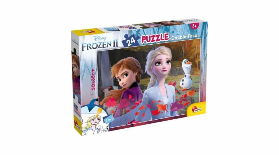 Lisciani Puzzle dwustronne Plus 24 Frozen 2