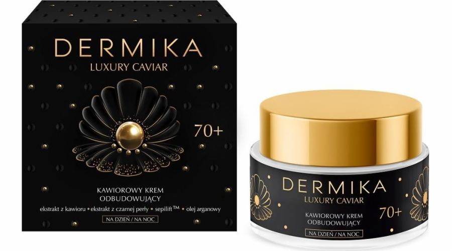 Dermika Dermika Luxury Caviar 70+ kaviárový obnovující krém na den a noc 50ml | DOPRAVA ZDARMA OD 250 PLN