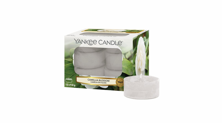 Svíčky čajové Yankee Candle, Květ kamélie, 12 ks