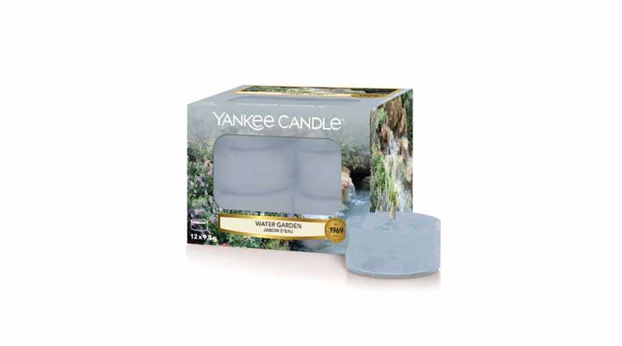 Svíčky čajové Yankee Candle, Vodní zahrada, 12 ks