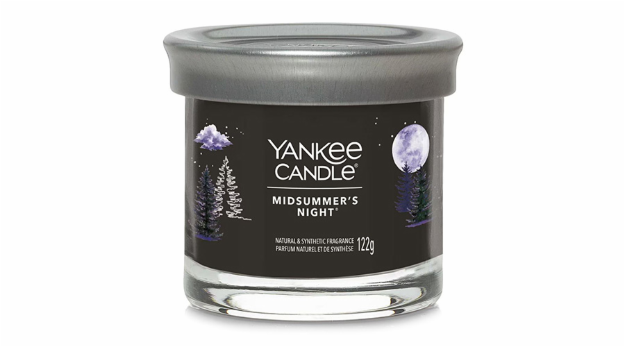 Svíčka ve skleněném válci Yankee Candle, Letní noc, 122 g