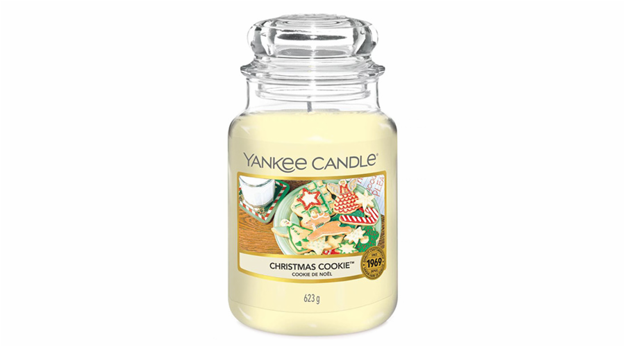 Svíčka ve skleněné dóze Yankee Candle, Vánoční cukroví, 623 g
