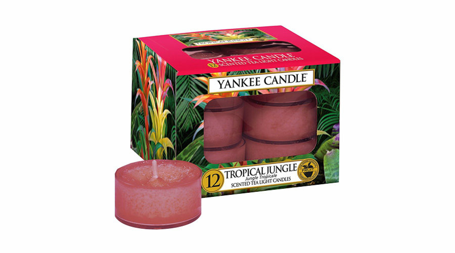 Svíčky čajové Yankee Candle, Tropická džungle, 12 ks