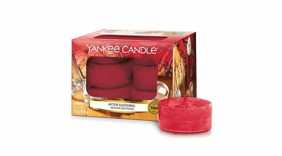 Svíčky čajové Yankee Candle, Po sáňkování, 12 ks