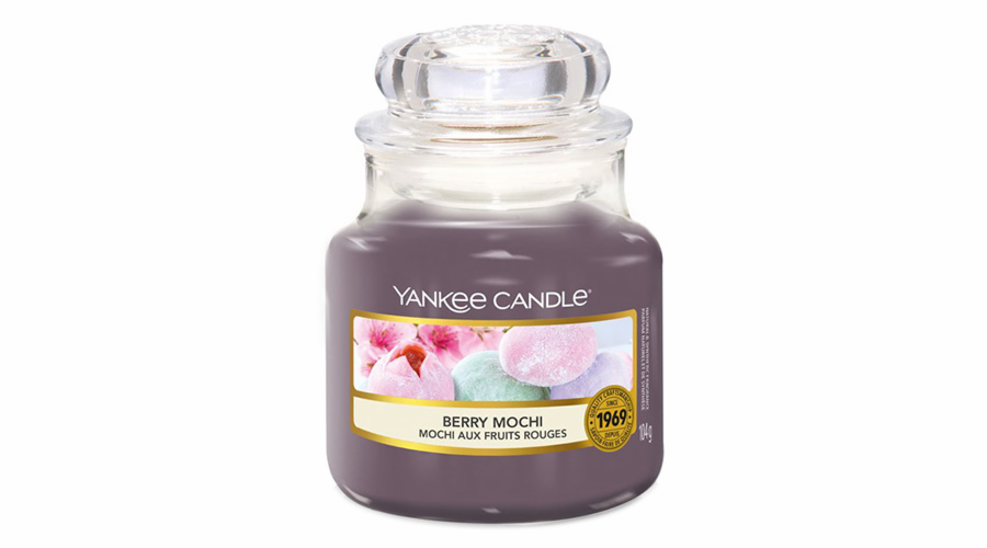 Svíčka ve skleněné dóze Yankee Candle, Ovocné mochi, 104 g