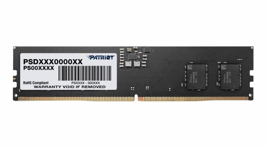 PATRIOT Signature 8GB DDR5 5200MT/s / DIMM / CL42 / 1,1V