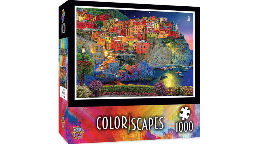 Masterpieces Puzzle 1000 Itálie, Cingue Tere - Manarola