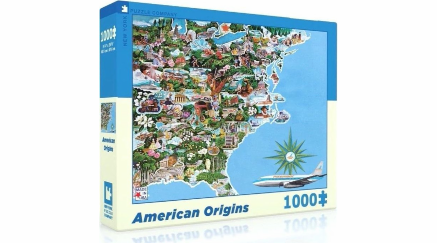 New York Company Puzzle 1000 Nejznámější památky a lidé