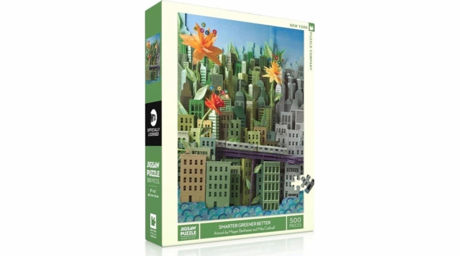 New York Company Puzzle 500 Chytřejší, zelenější, lepší XXL