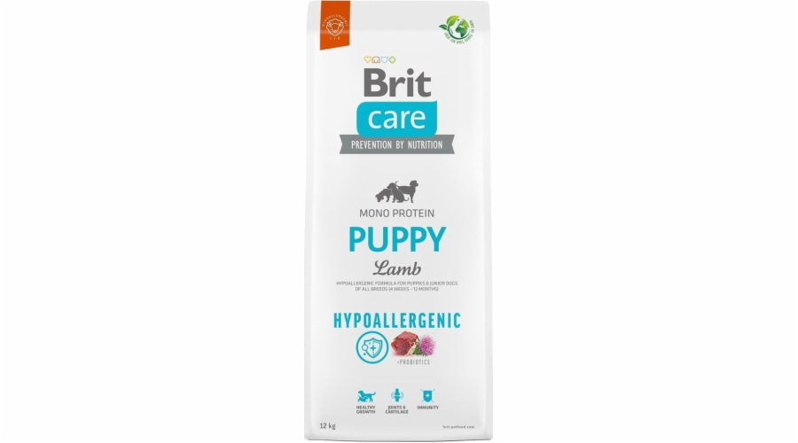 BRIT Care Hypoallergenic Puppy Lamb - dry dog food - 12 kg