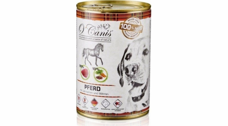 O'Canis OCanis koňská masová konzerva se zeleninou pro psy 400g