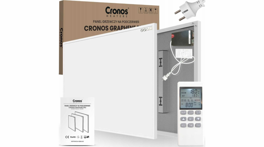 Radiátor Cronos IR TOPNÝ PANEL CRONOS Graphene PRO CGP-700TP White