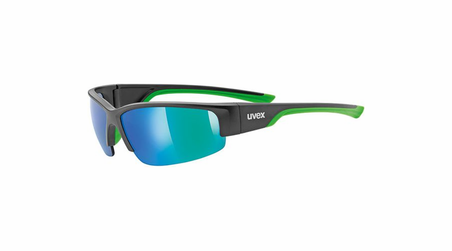 Uvex Sportovní brýle Sportstyle 215 černo-zelené (53/0/617/2716/UNI)