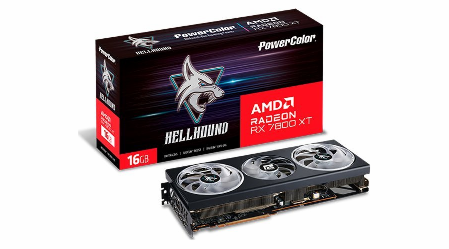 Grafická karta Power Color Hellhound Radeon RX 7800 XT 16GB GDDR6 (RX 7800 XT 16G-L/OC)