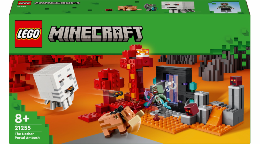 LEGO 21255 Minecraft Nether Portal Ambush, stavebnice