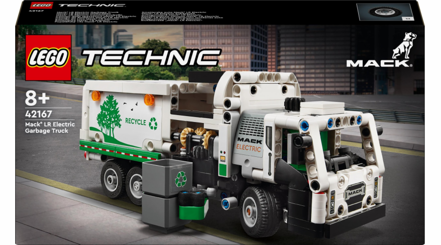 LEGO 42167 Technic Mack LR Elektrické popelářské auto, stavebnice