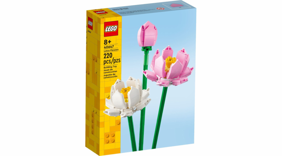 LEGO 40647 Kultovní stavebnice lotosových květů
