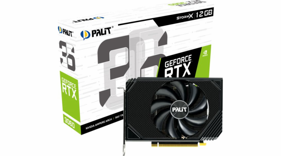 Grafická karta Palit GeForce RTX 3060 StormX 12GB GDDR6 (NE63060019K9-190AF)