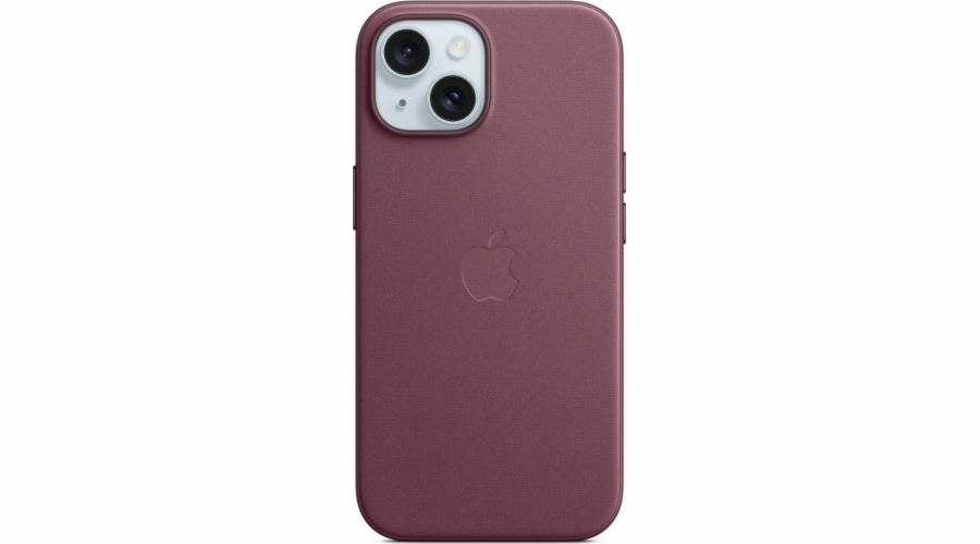 Látkové pouzdro Apple FineWoven s MagSafe pro iPhone 15 - rubínová moruše