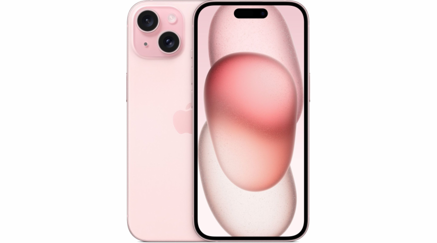 Apple iPhone 15 256GB růžový smartphone (MTP73)