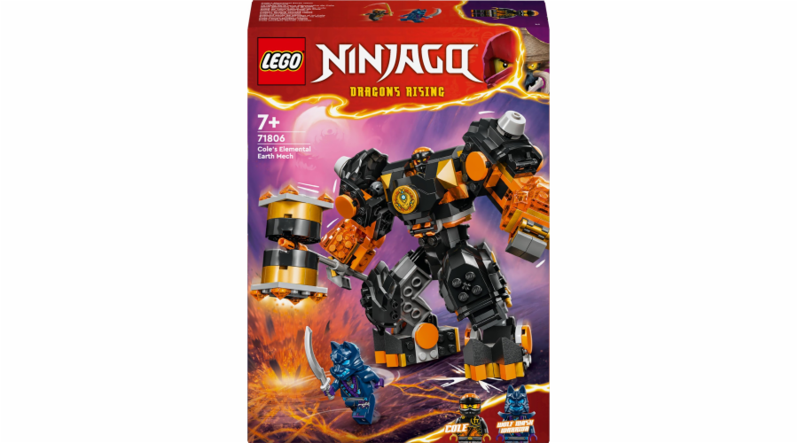 Stavebnice LEGO 71806 Ninjago Cole s Earth Mech