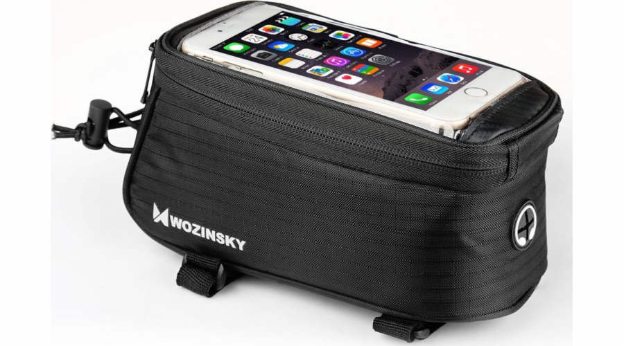 Wozinsky taška na jízdní kolo Pouzdro na telefon až 6,5 palce 1,5 l černé (wbb2bk)