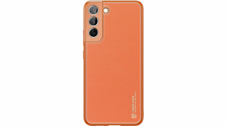 Dux Dacis Ducice Yolo Elegantní pouzdro s Samsung Galaxy S22+ Ekologická kůže (S22 Plus) Orange