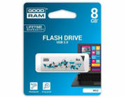 Goodram UCL2 USB flash drive 8 GB USB Type-A 2.0 Black Blue White PAMGORFLD0277