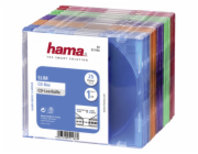 1x25 Hama pouzdro na CD Slim Box barevné                  51166