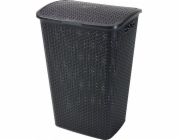 CURVER LAUNDRY BASKET MY STYLE 55L /DARK BROWN
