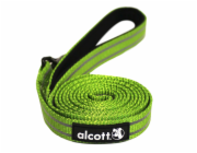 Alcott Reflexní vodítko pro psy, zelené, velikost M