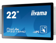 22" iiyama TF2215MC-B2: IPS, FullHD, capacitive, 10P, 350cd/m2, VGA, DP, HDMi, černý