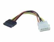 Kabel k HDD SATA (napájecí redukce)  kabelová 0,15m