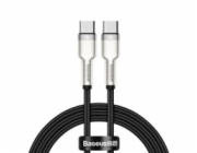 Baseus Cafule Series nabíjecí/datový kabel USB-C samec na USB-C samec s kovovými koncovkami 100W 2m, černá