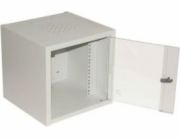 Assmann skříň 10" nástěnná skříňka 6U 315x300 skleněné dveře RAL7035 (CL-10 06U)