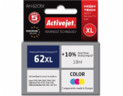 Activejet AH-62CRX ink for HP printer; HP 62XL C2P07AE replacement; Premium; 18 ml; color
