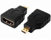 Adapter AV Equip HDMI Micro - HDMI czarny (118915)