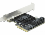DeLOCK PCIe 5P SATA x4 LP, Schnittstellenkarte