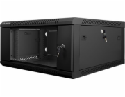 Lanberg závěsná skříňka 19, 4U, 600x600, černá (FLAT PACK) (WF01-6604-10B)