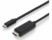 Digitus Assmann AK-300330-020-S Digitus kabelový převodníkl USB typu C na HDMI 2,0 m, 4K/60Hz, 18 GB, CE, bl, zlacené konektory