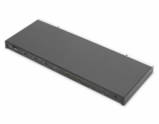 DIGITUS DS-43308 4x4 HDMI Matrix Switch 19inch 4K/60Hz silver/black
